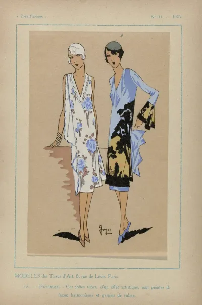 Modeles Des Tissus Dart Paysages