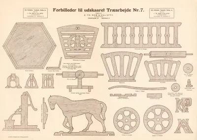 Models For Carved Woodwork Pl 07