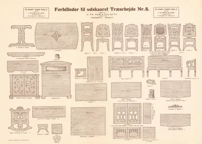 Models For Carved Woodwork Pl 08