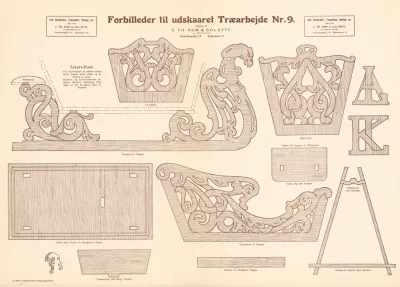 Models For Carved Woodwork Pl 09
