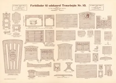 Models For Carved Woodwork Pl 10