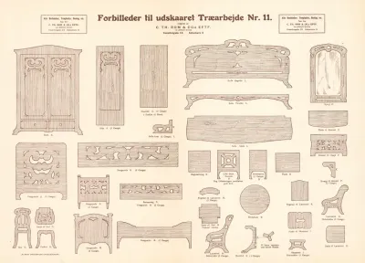 Models For Carved Woodwork Pl 11
