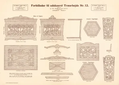 Models For Carved Woodwork Pl 12