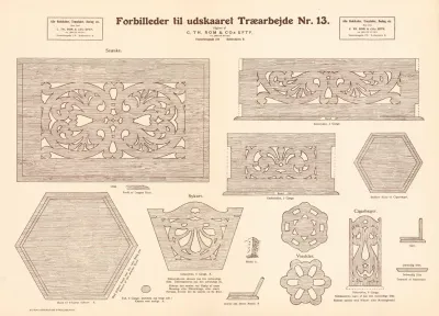 Models For Carved Woodwork Pl 13