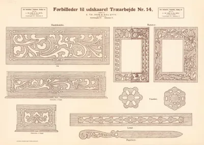 Models For Carved Woodwork Pl 14