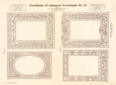 Models For Carved Woodwork Pl 15