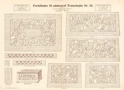 Models For Carved Woodwork Pl 16