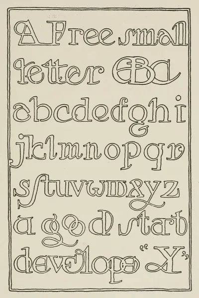 Modern American Small Letters 3