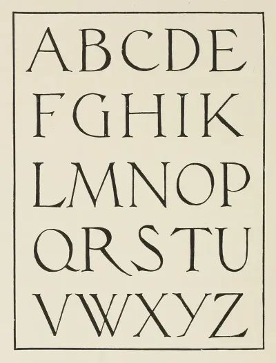 Modern English Capitals 2