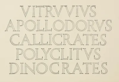 Modern Incised Roman Capitals In Sandstone