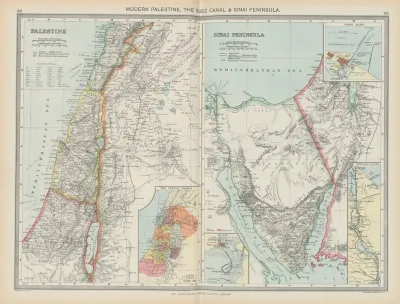Modern Palestine The Suez Canal And Sinai Peninsula
