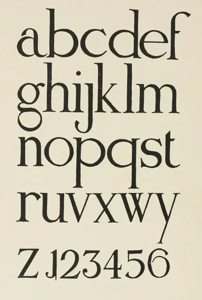 Modern Small Letters