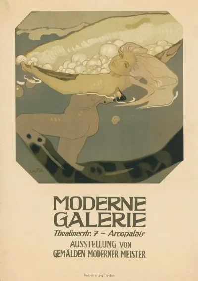 Moderne Galerie Ausstellung Von Gemalden Moderner Meister