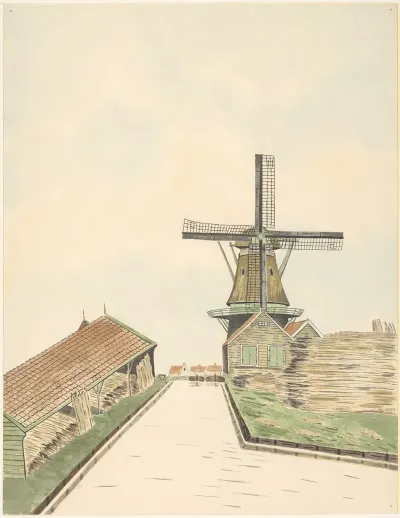 Molen Houtzaagmolen Het Klaverblad