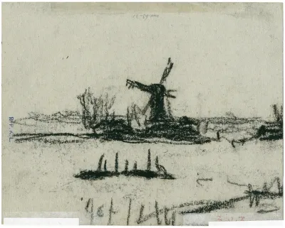 Molen In Landschap