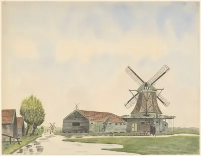 Molen Oliemolen De Nachtegaal Aan Het Karnemelkspad