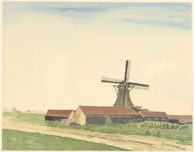 Molens Houtzaagmolen De Kikker Badhuisweg