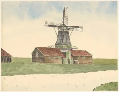 Molens Houtzaagmolen De Vechter Oostzijderveld