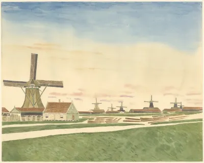 Molens Houtzaagmolen Het Jonge Schaap Westzaandam