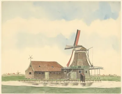 Molens Oliemolen De Katuil Oostzaandam
