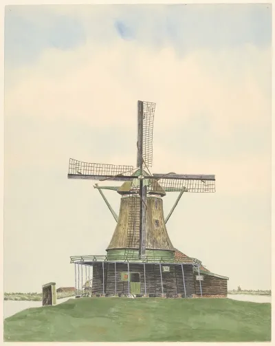 Molens Oliemolen De Kwak Oostzijderveld