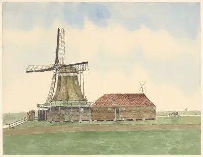 Molens Oliemolen Het Leven Oostzaandam