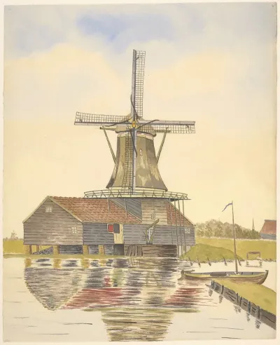 Molens Verfmolen Het Oosterkattegat