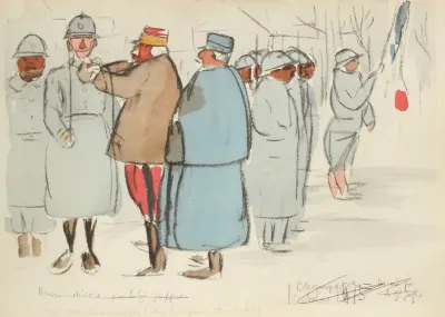 Mon Neveu Decore Par Joffre Octobre 1915