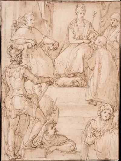 Monarch Receiving An Emissary