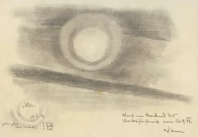 Mond Am Vorabend Der Mondfinsternis Vom 26 9 31