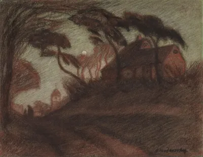 Mondaufgang In Worpswede