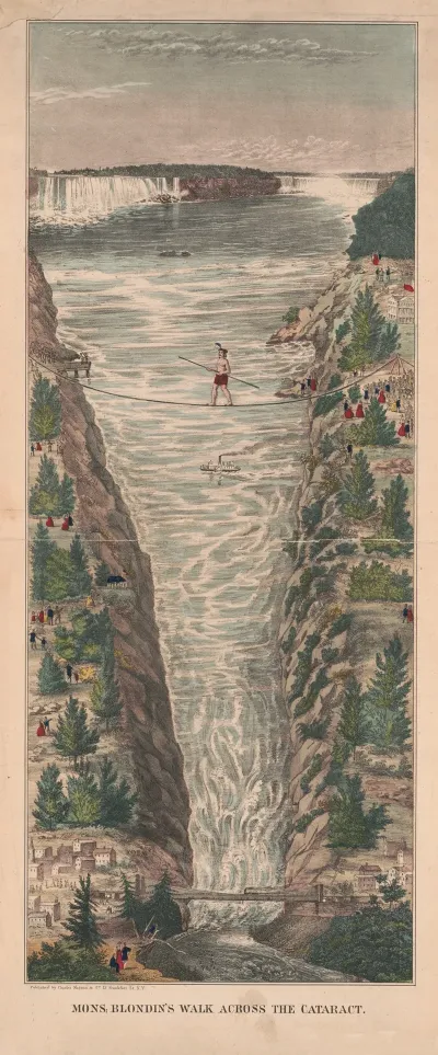 Mons Blondins Walk Across The Cataract