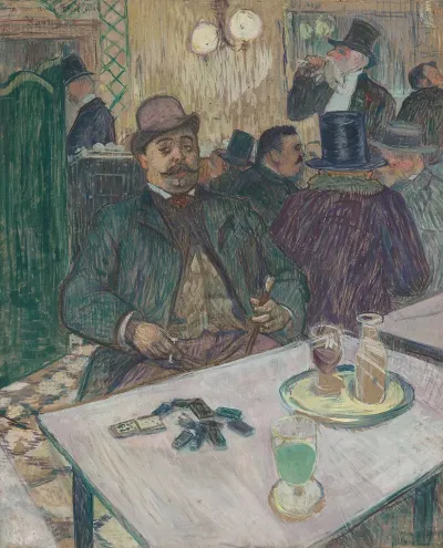 Monsieur Boileau At The Cafe