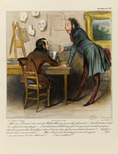 Monsieur Daumier Votre Serie Des Roberts Macaires Est Une Chose Charmante