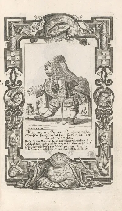 Monsieur Le Marquis De Sauterelle Pl 20
