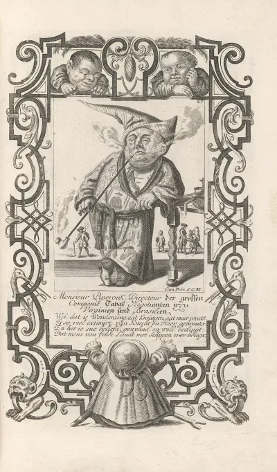 Monsieur Piperoux Directeur Der Grossen Companie Tabak Negotiaten In Virginien Und Brasilien Pl 27