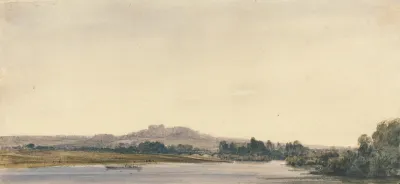 Mont Valerien From Bois De Boulogne