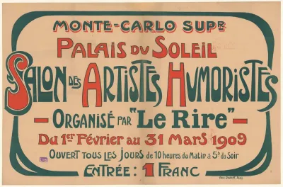 Monte Carlo Salon Des Artistes Humoristes