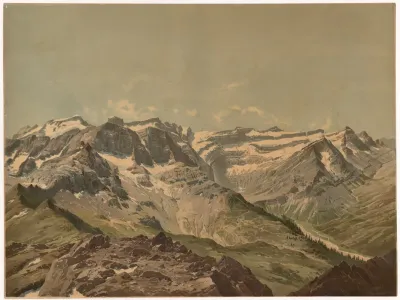 Monte Perdido And The Cirques Of Gavarnie In The Pyrenees