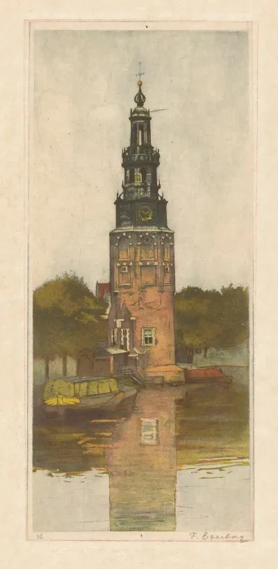 Montelbaanstoren In Amsterdam