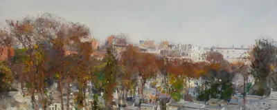 Montmartre Cemetery In Paris