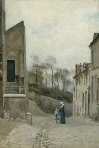 Montmartre La Rue Cortot