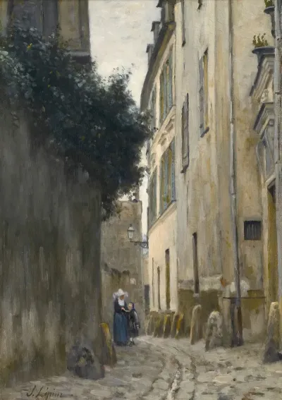 Montmartre La Rue Saint Vincent