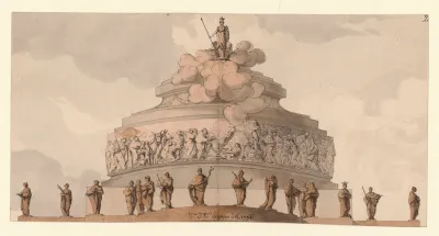 Monument A Athena Edifice De Plan Circulaire