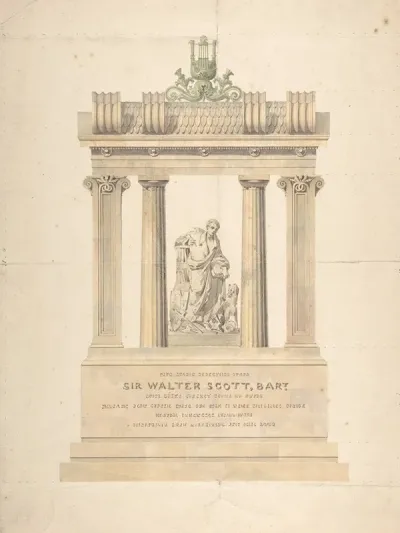 Monument To Sir Walter Scott Bart