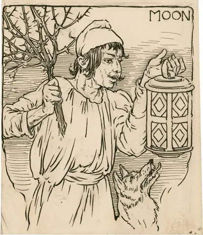 Moon I E Robin Starveling The Tailor In The Play Of Pyramus And Thisbe
