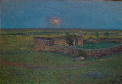 Moon Rising On Oland