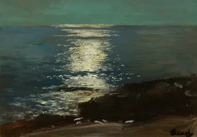 Moonlight On The Sea
