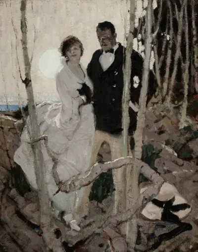 Moonlit Couple