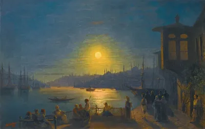 Moonrise Over The Golden Horn
